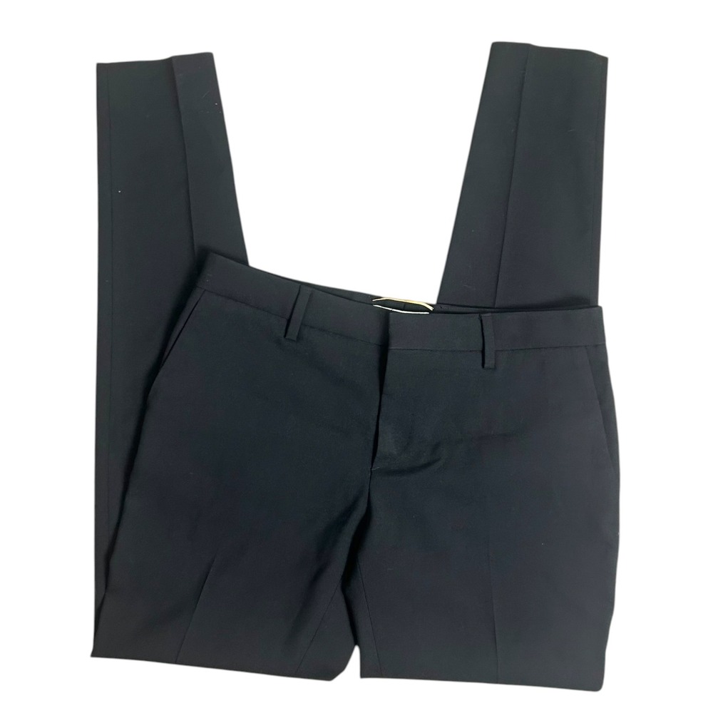 Saint Laurent Paris Black Slim Fit Ankle Zip Trousers F36